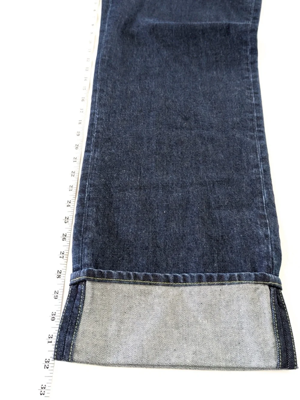 MARNI Wide Leg Denim Trousers Size 34 Blublack Unwashed Rigid contrast embroided